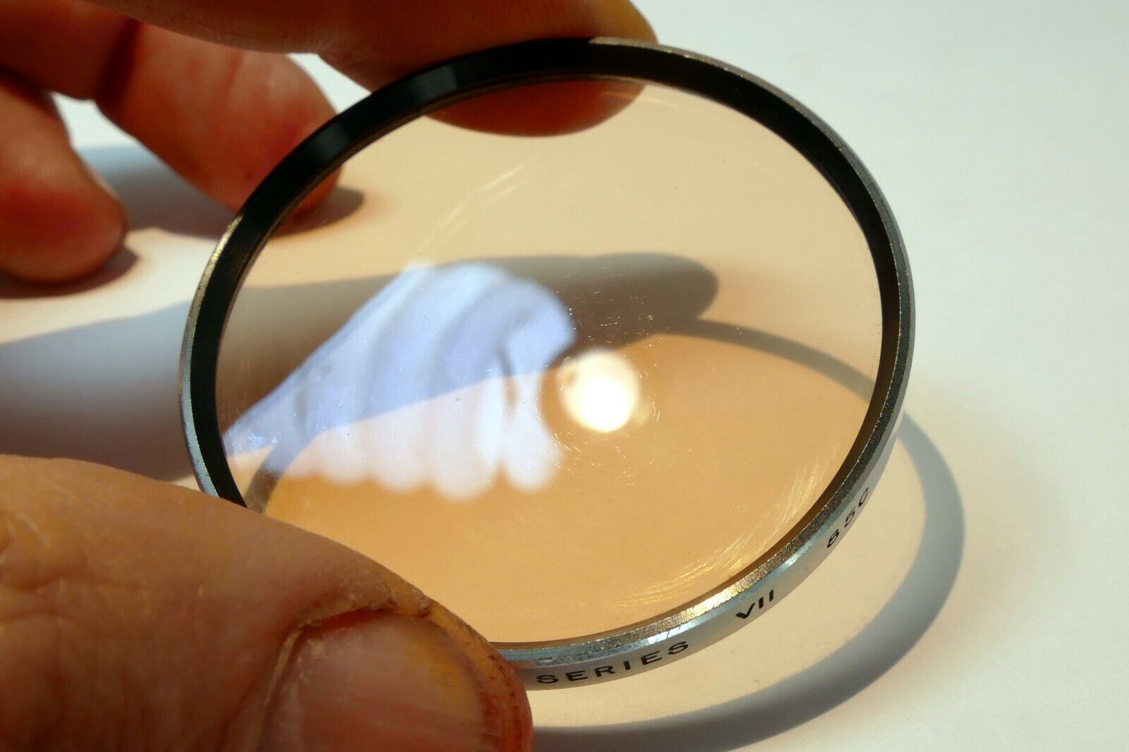 Spiralite Lens filter drop in series 7 VII  85C Convert 4900°K to 3200K Tungsten