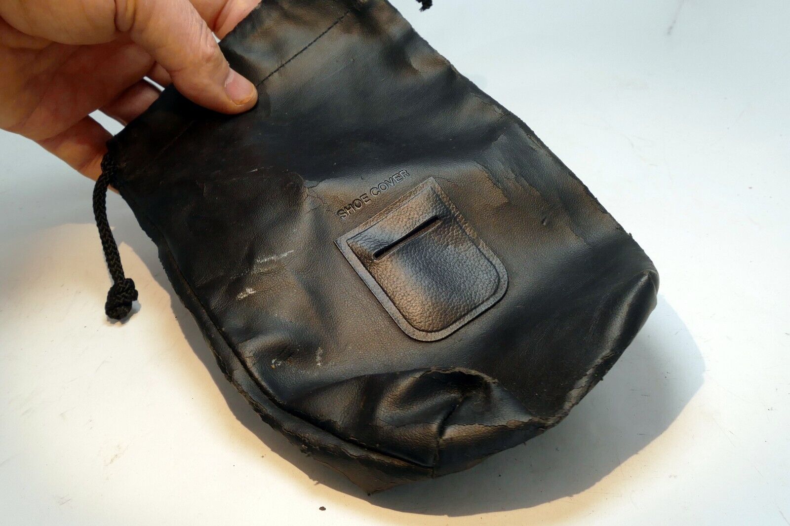 Soft  Leather Drawstring Bag Case for Olympus flash