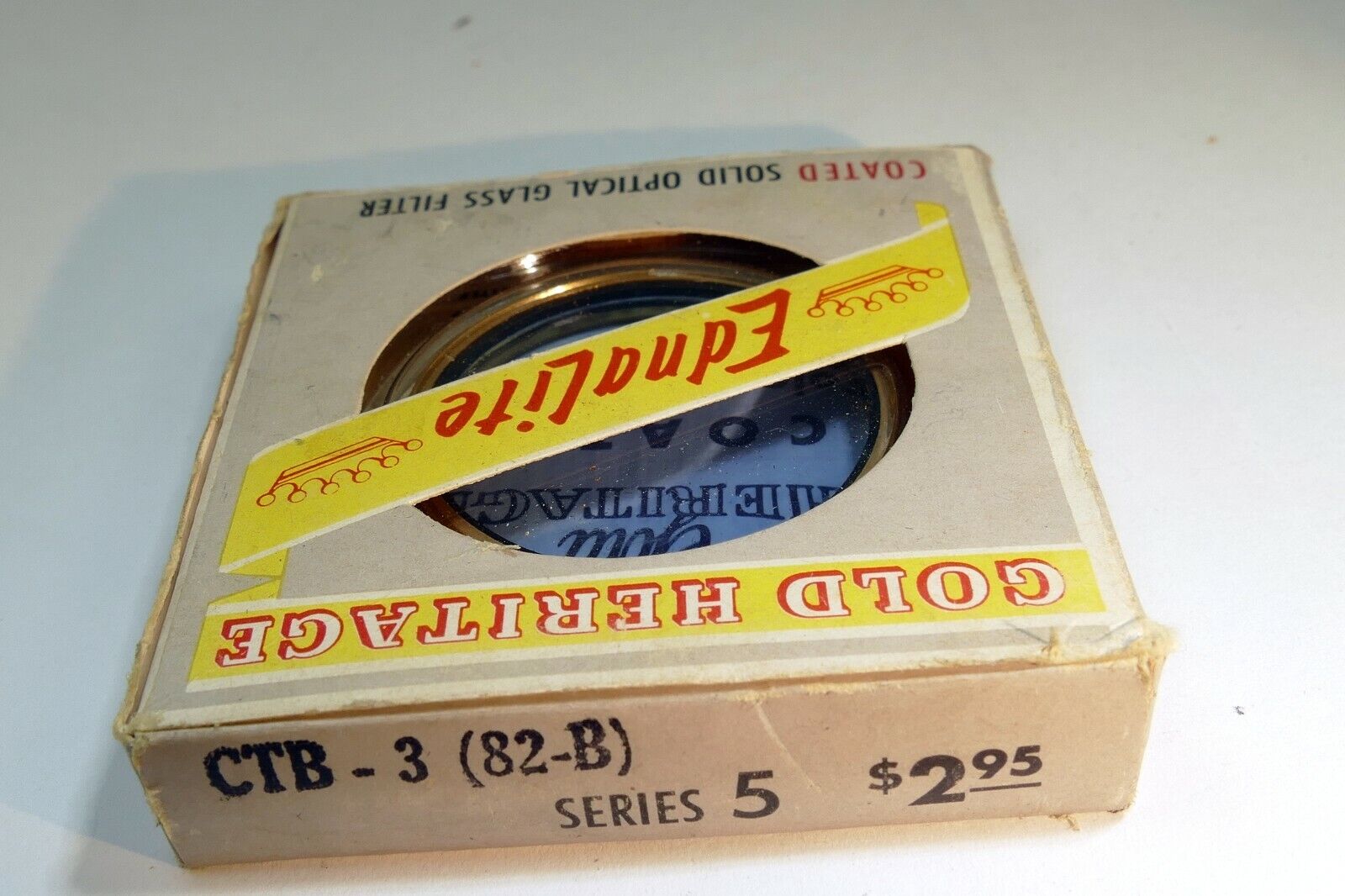 Ednalite series 5 V Lens filter drop in type 30mm OD CTB-3 82-B Light Blue cool