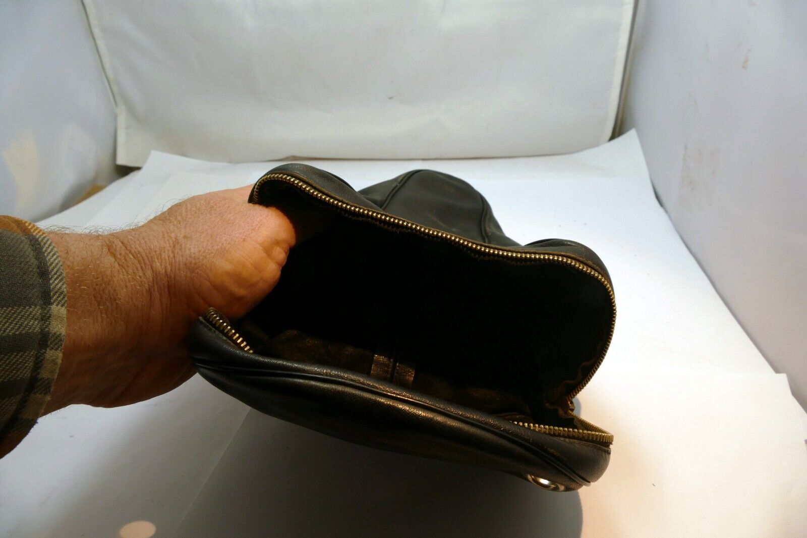 Original Benser Leather Soft Camera Case Germany for Leica M3 long nose 70-210mm