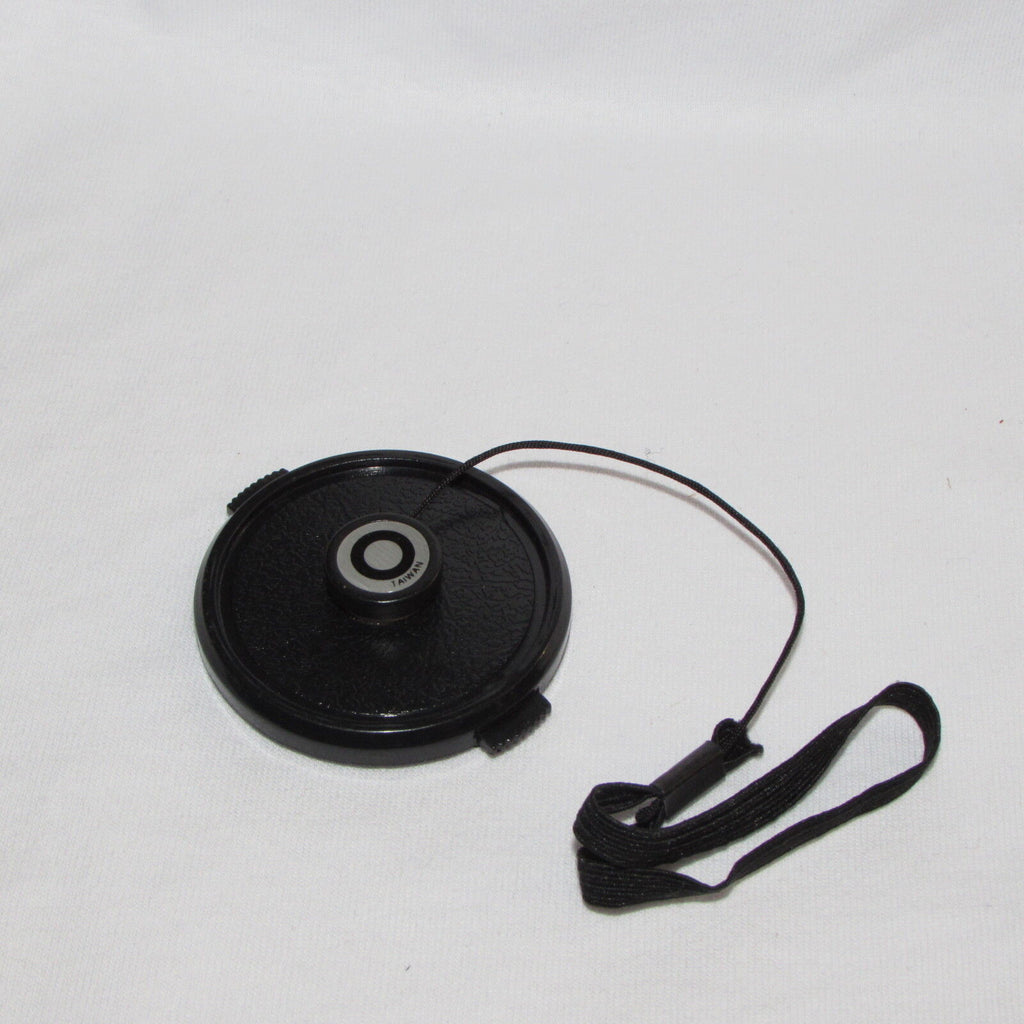 Used 49mm Lens Front Cap Made in Taiwan with string keeper