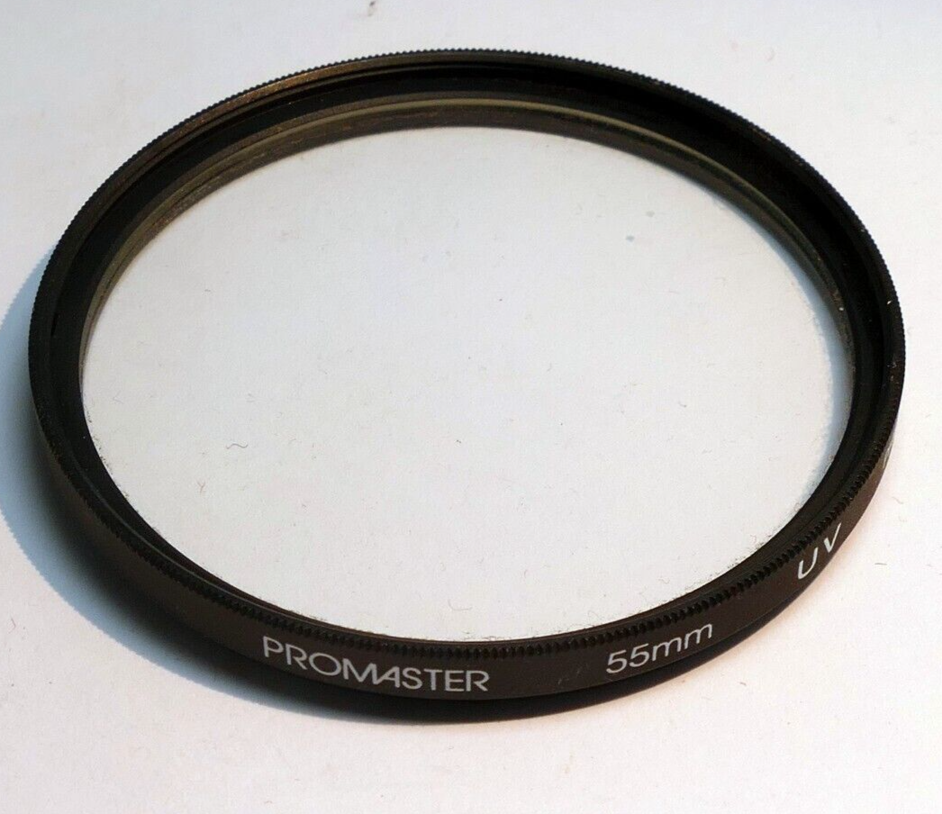 Promaster 55mm Lens Filter UV  - excellent condition