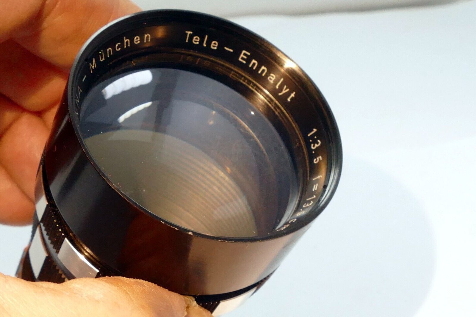 Enna-Munchen Tele-Ennalyt 135mm f3.5 Lens Exakta mount zebra