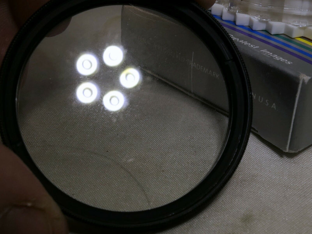 Tiffen 52mm Haze-1 UV  Lens Filter made in USA Clear-UV - Boxed mint