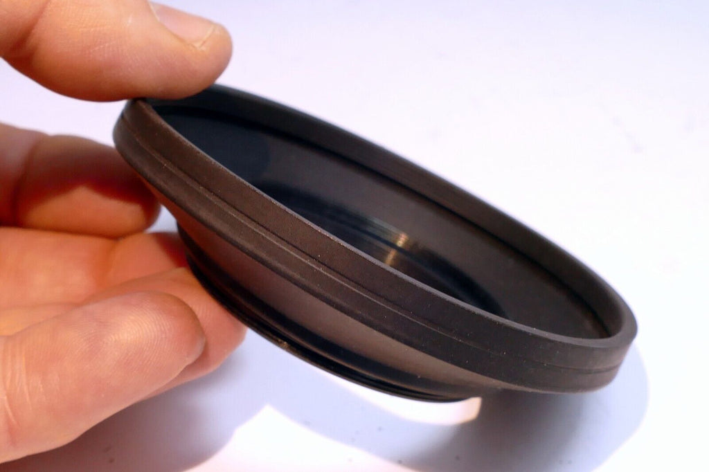 55mm Rubber  Lens Hood Shade Single threaded for wide angle 28mm f3.5