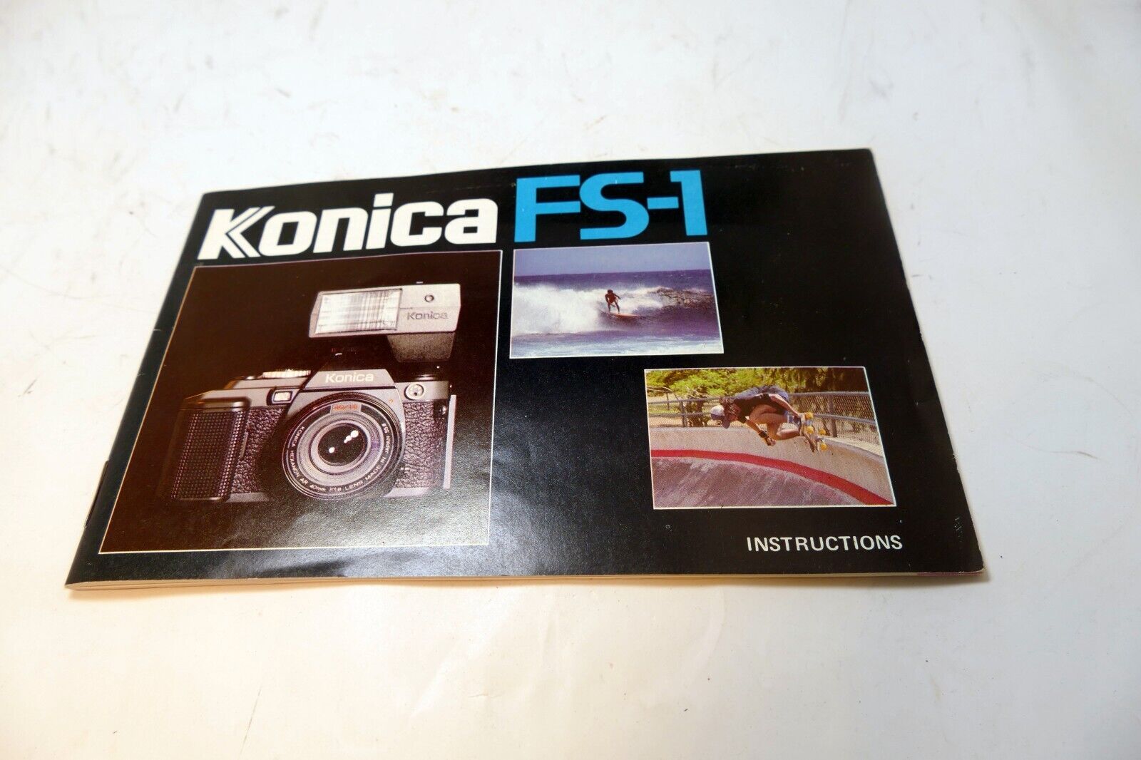 Konica FS-1  Camera Guide Booklet/Manual  English EN vintage