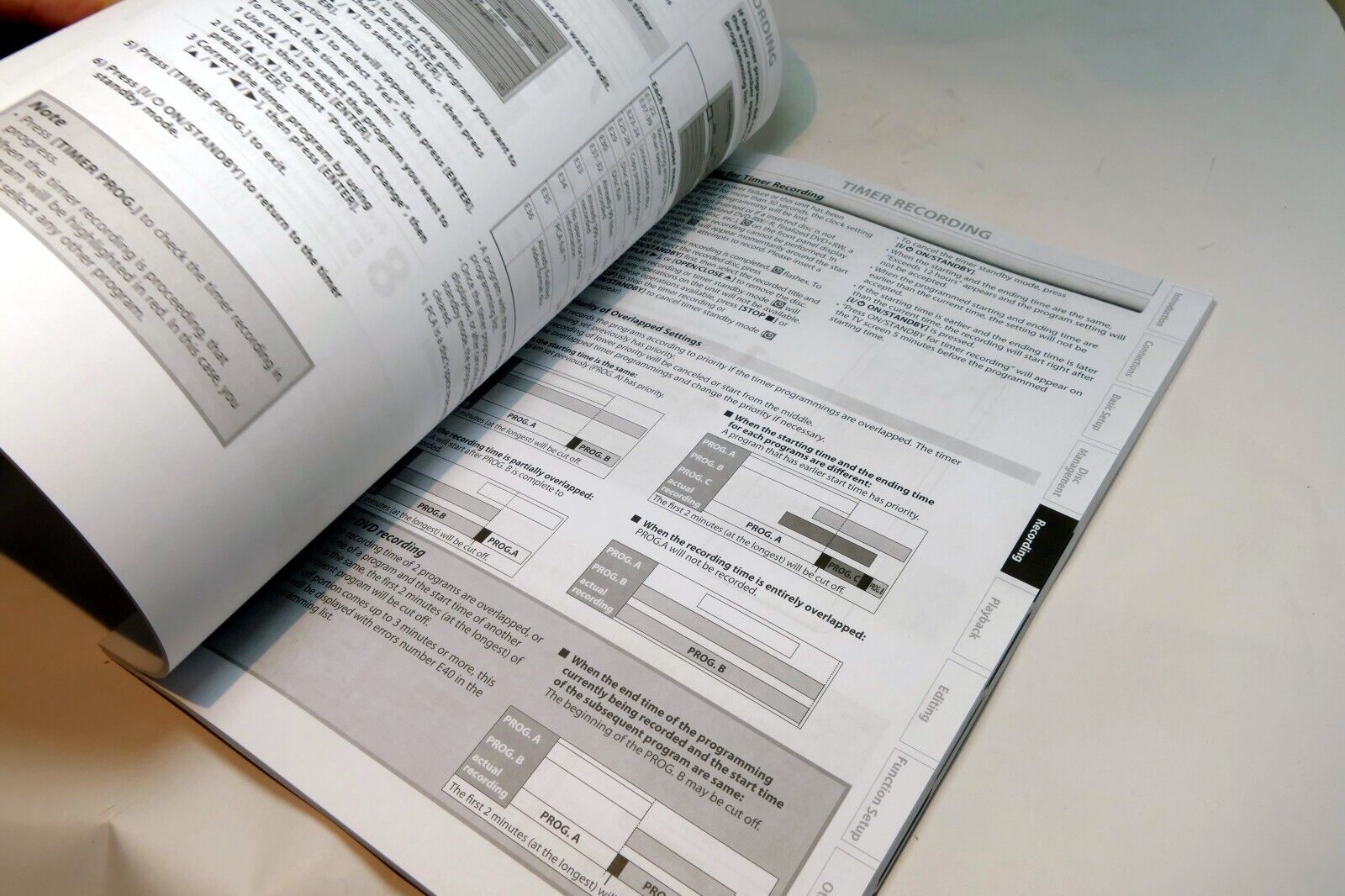 Manual Instruction Guide for Toshiba DVD Video recorder DR430KU