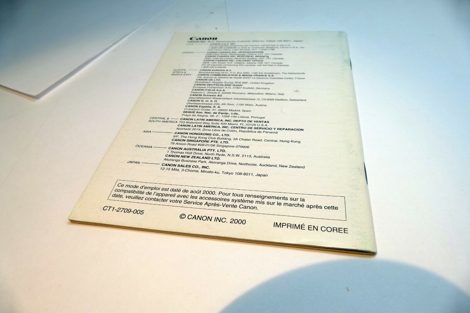 Canon Speedlite 420 EX Mode D'emploi F Francaise Guide d'instructions du flash