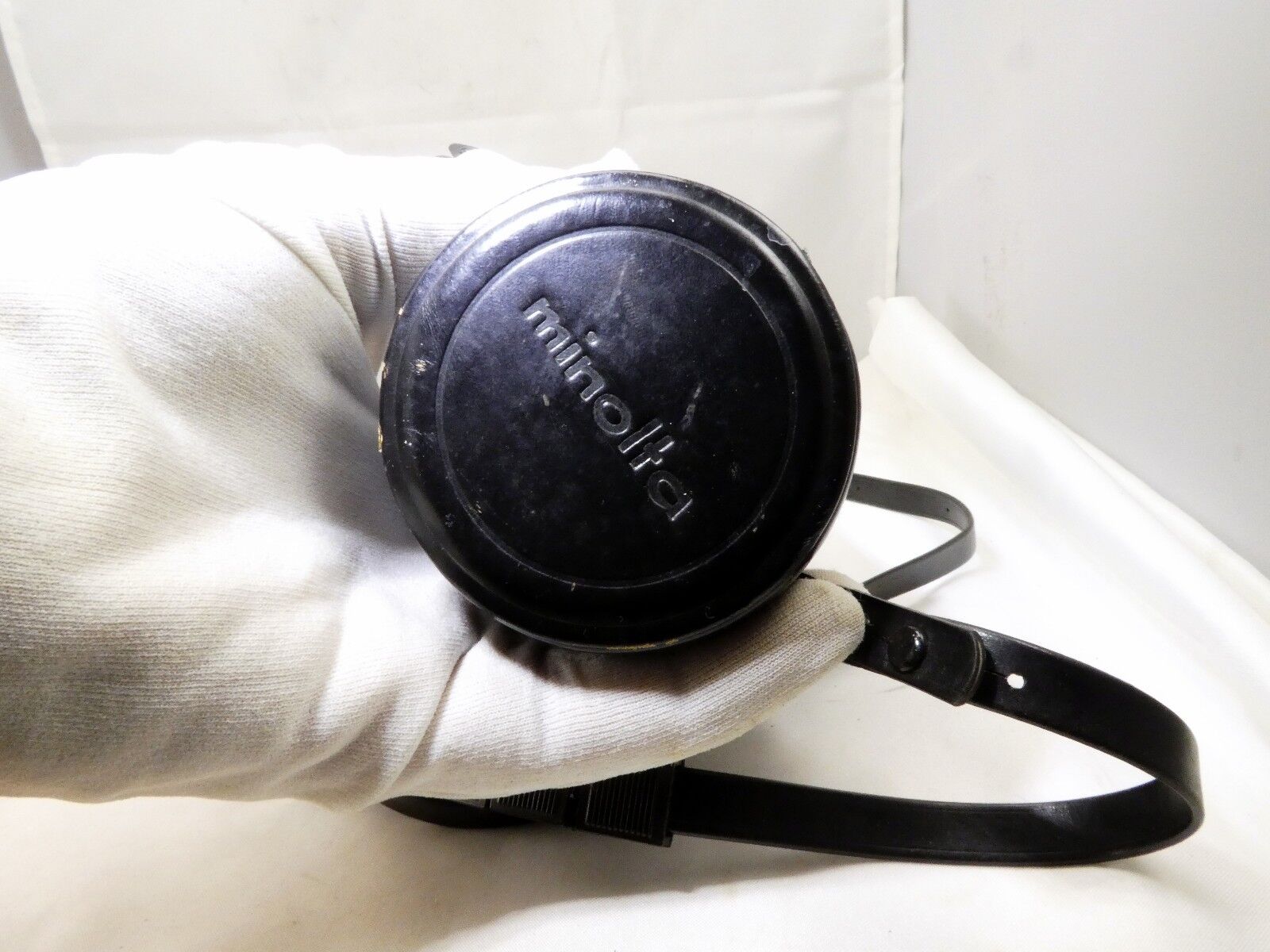 Minolta Leather Lens Case 6X2.5" OD Rokkor 200mm f4.5 MC