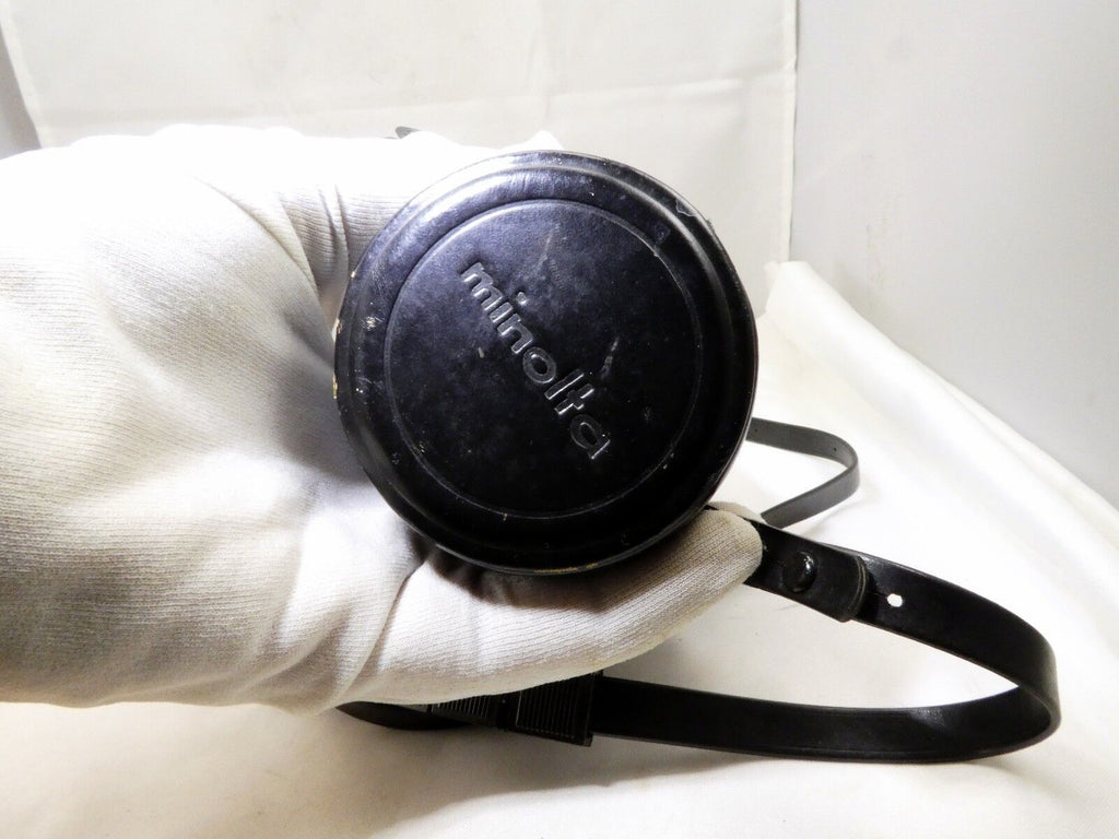 Minolta Leather Lens Case 6X2.5" OD Rokkor 200mm f4.5 MC