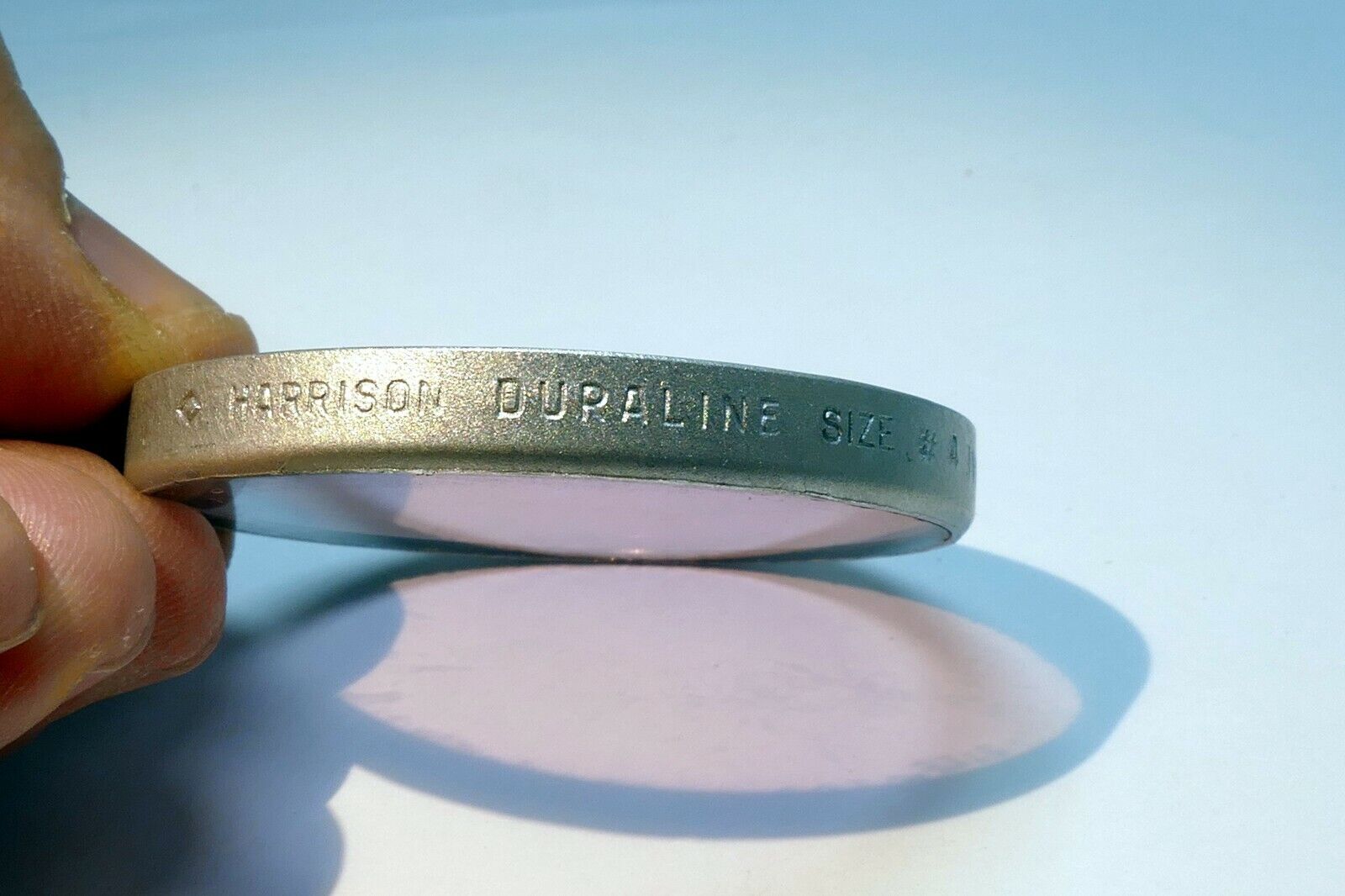 Harrison Duraline size 4 VII - 7 series lens Filter 81-C10R red magenta drop in