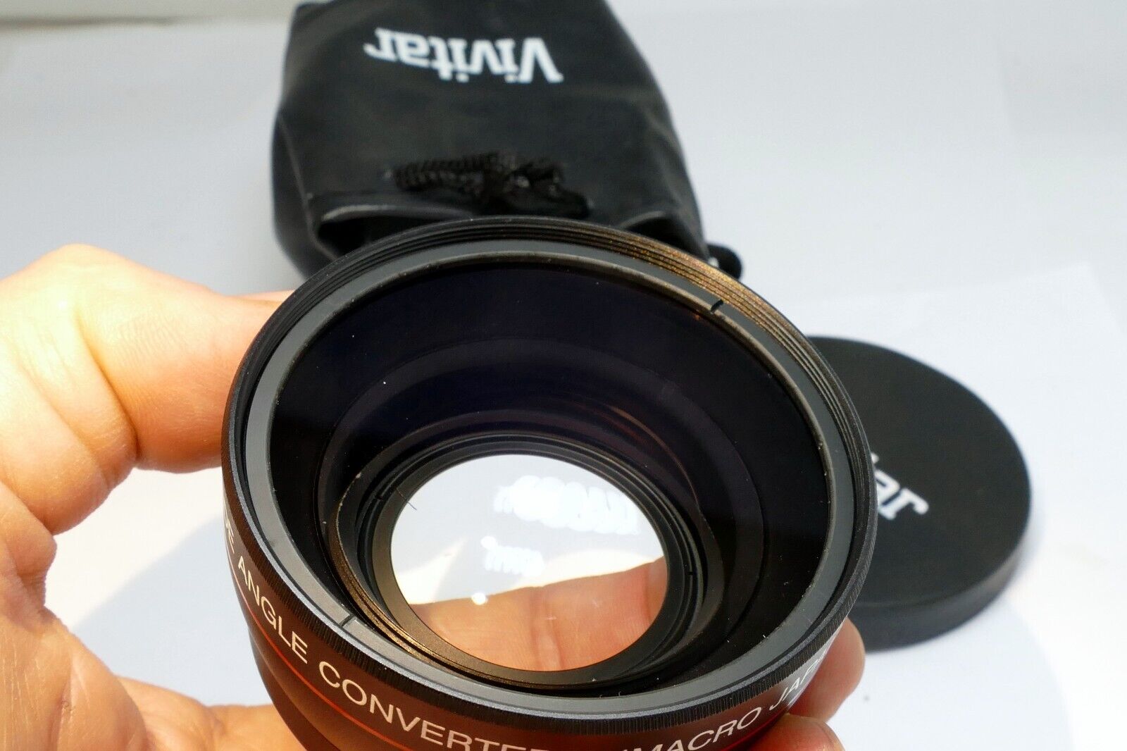 Vivitar 58mm High Definition AF 0.43X wide angle lens HD for DC DV camcorder AUX