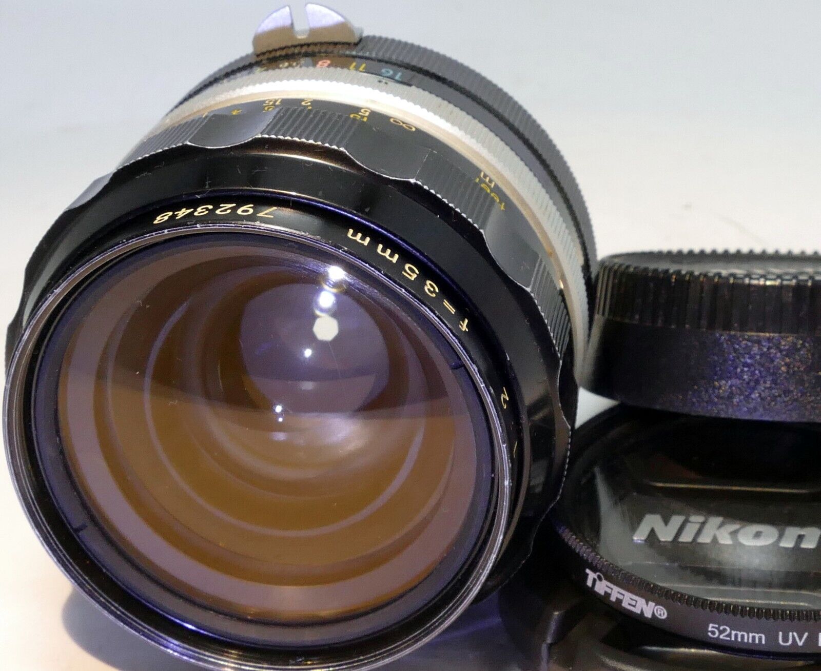 Nikon Nikkor-O 35mm f2 AI F Prime lens f2.0 (home Ai'd) - AS IS Parts or Repair