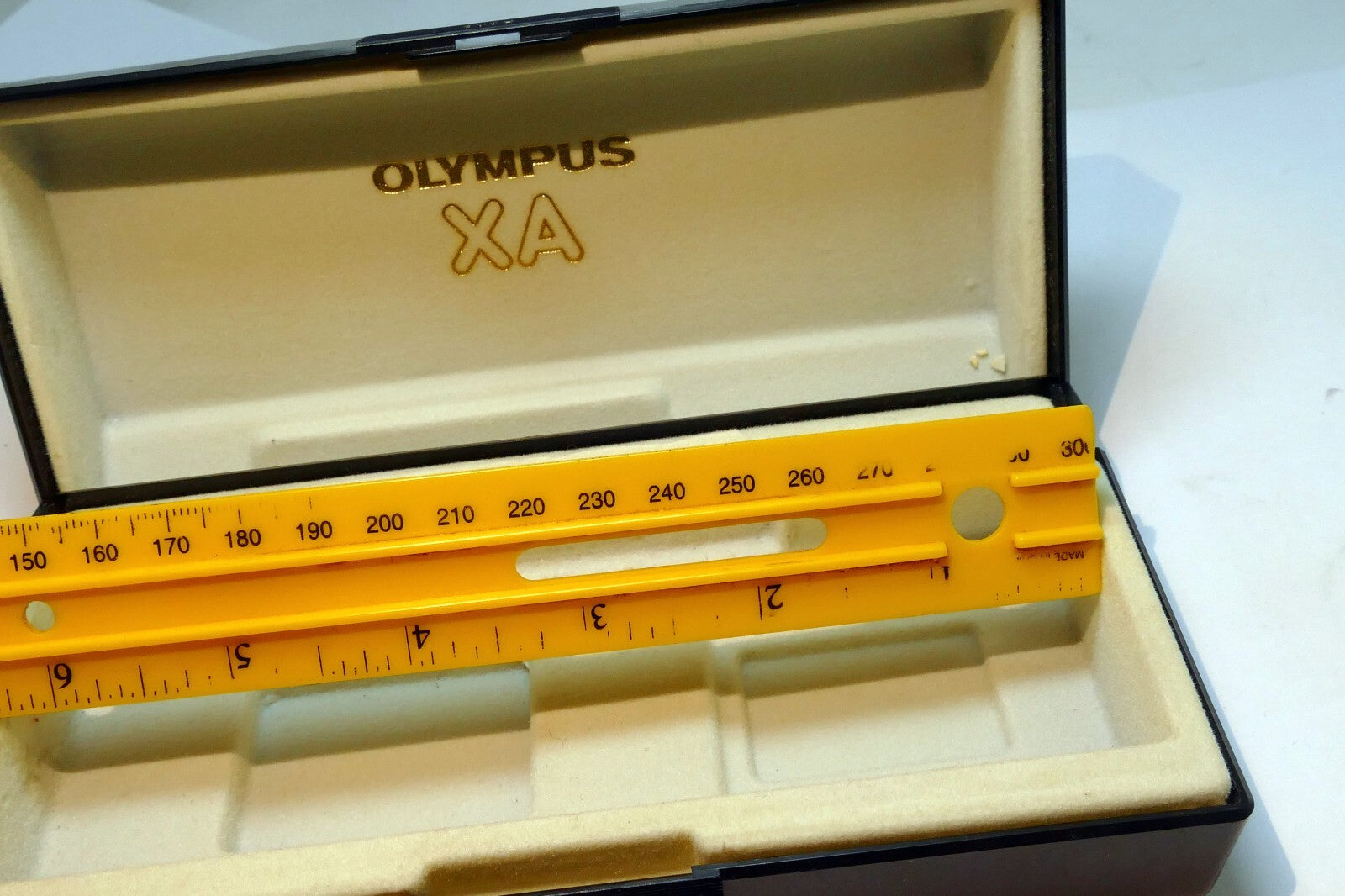Olympus XA Case plastic box for  XA camera genuine OEM vintage