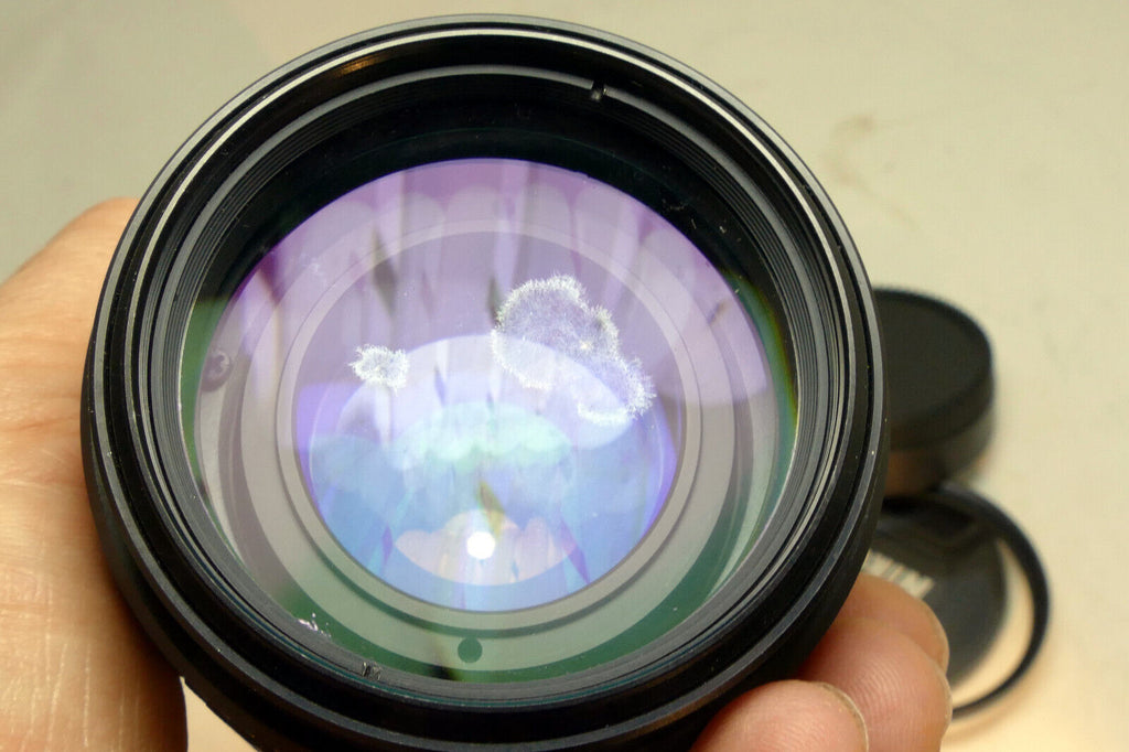 Nikon 75-150mm f3.5 Ai-s E series Lens  manual focus w/ fungus webbing glass