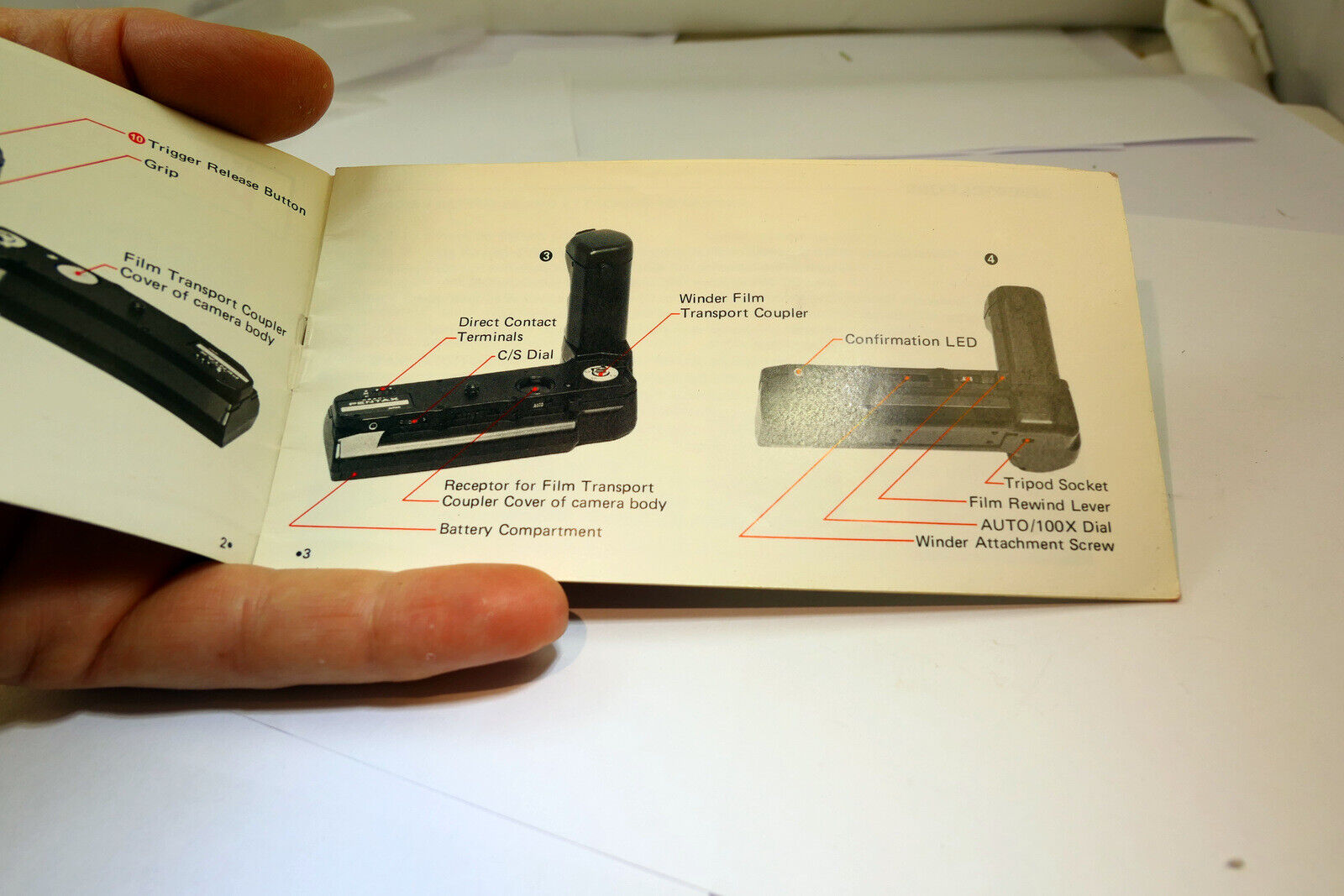 Pentax ME Winder camera Guide Manual Instructions 1976  (EN)