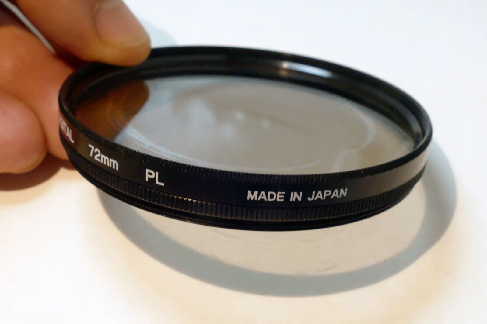 Digital 72mm PL Filter Polarizing Polar - DAMAGED coating, separation for artist