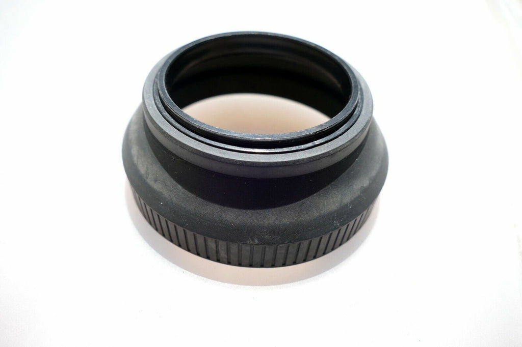 62mm Lens Rubber Hood shade double threaded for  telephoto zoom