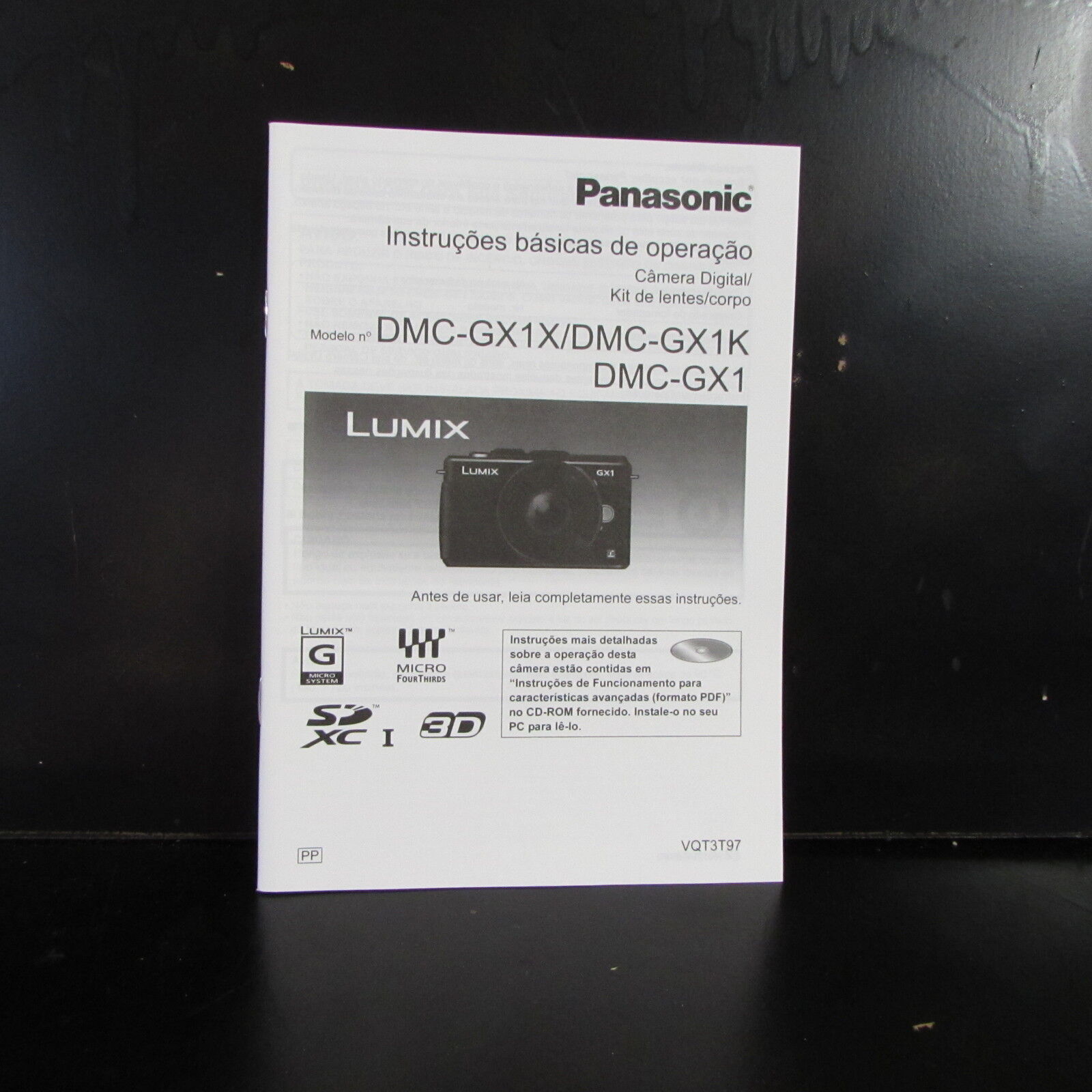 Panasonic DMC-GR1X / GX1K GX1 Instrucoes Basicas De Operacao Portuguese language