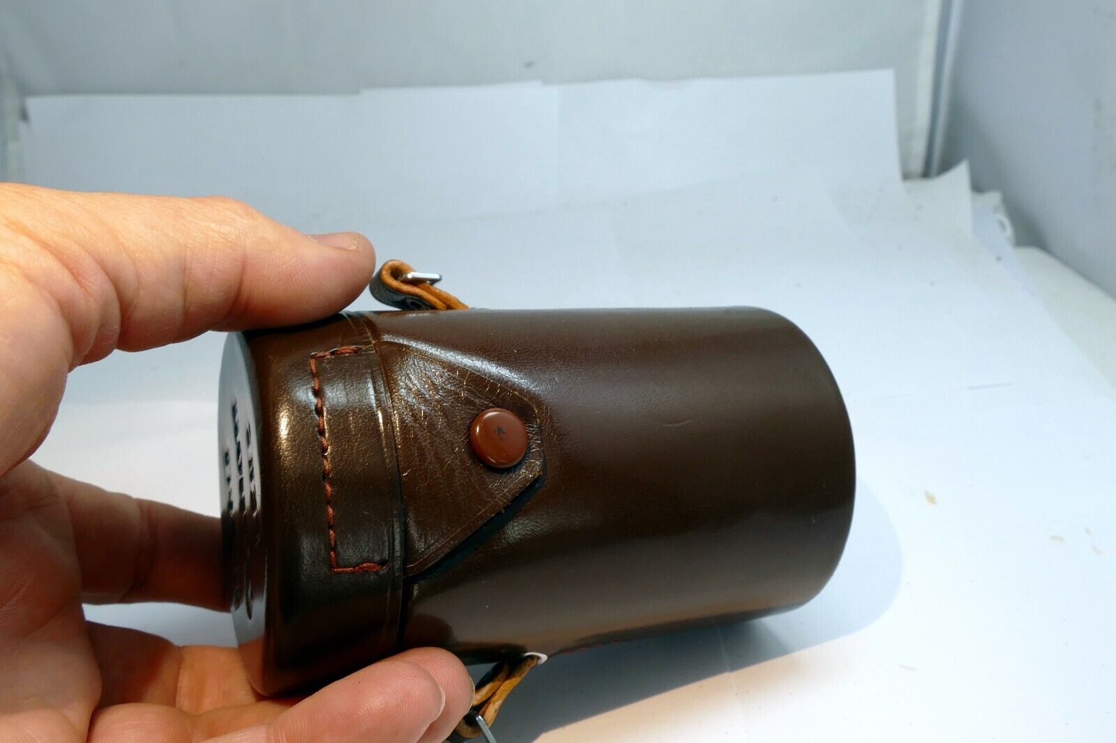 Canon  Hard Leather Lens Case for 85mm f1.9 f2 rangefinder LTM