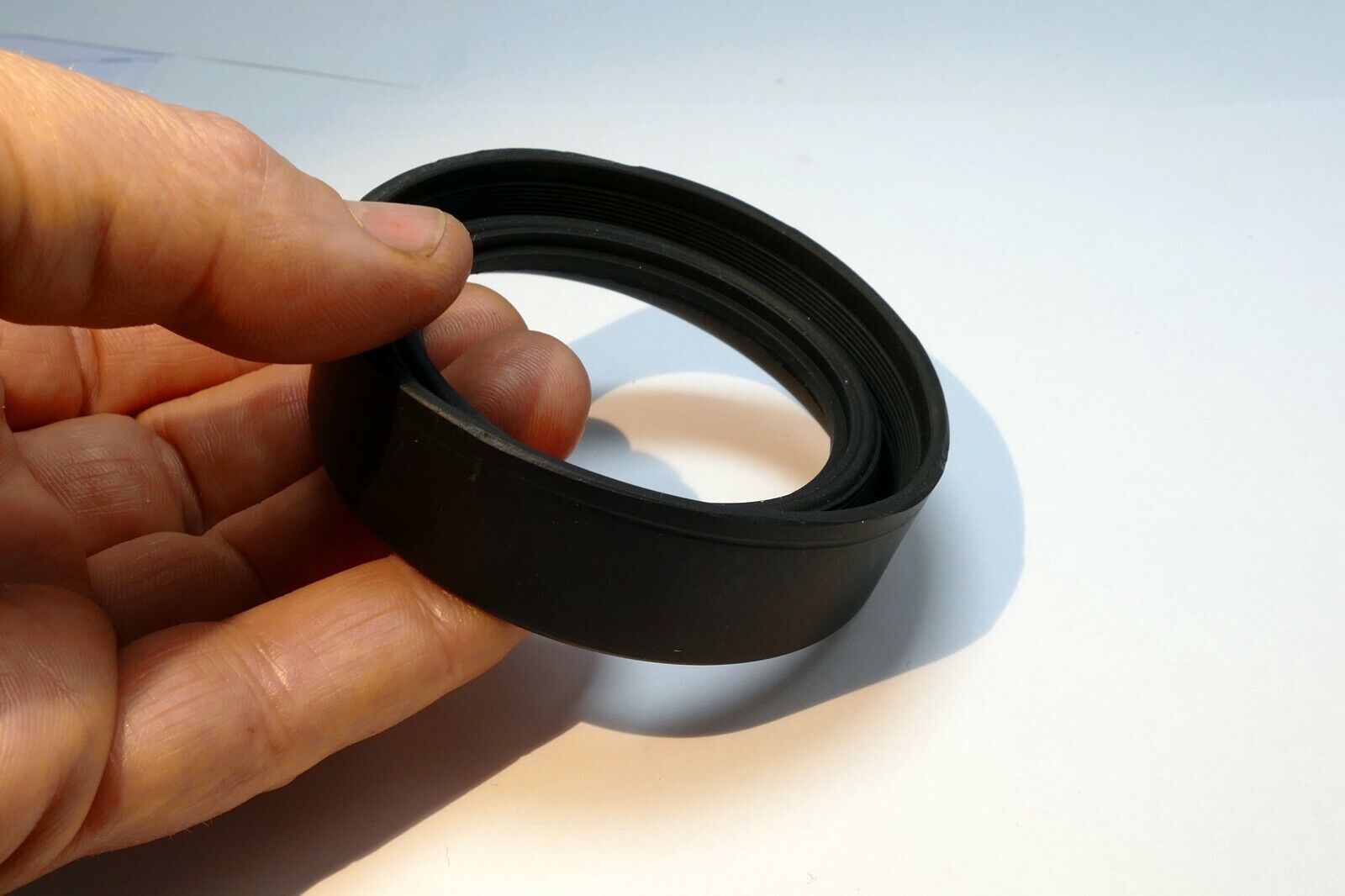 Rubber Lens Hood Shade collapsible (missing threaded ring) - parts