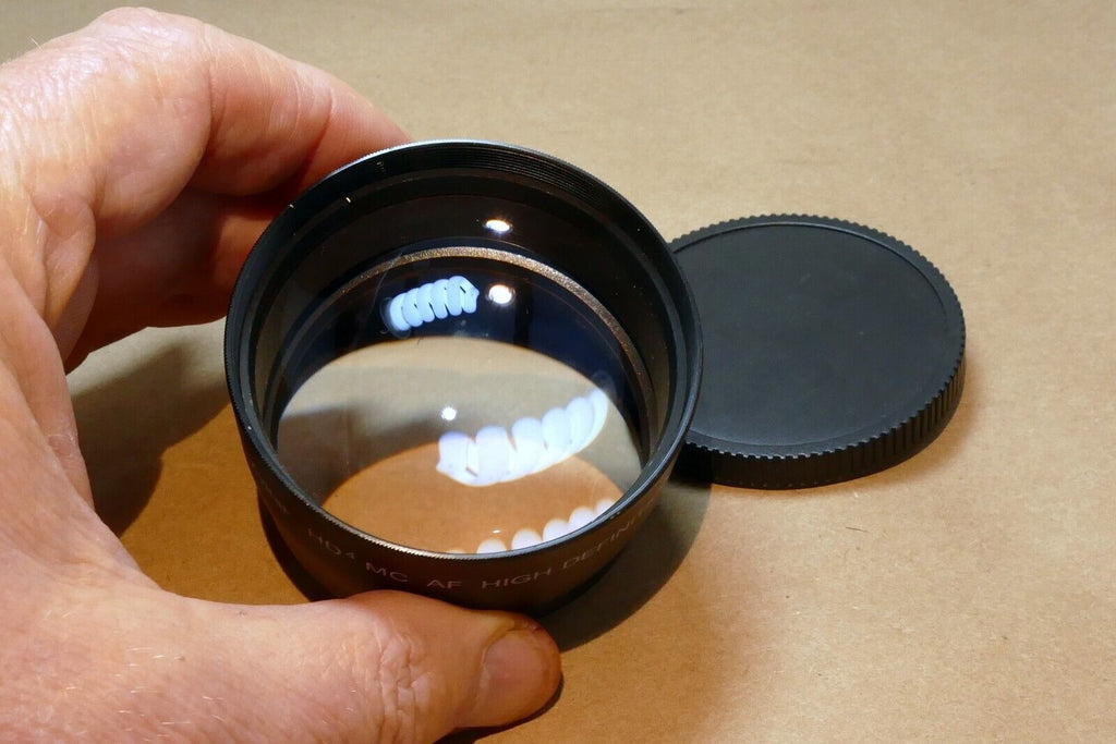 58mm HD MC AF 2.2X Telephoto Lens AUX AF Video camcorder