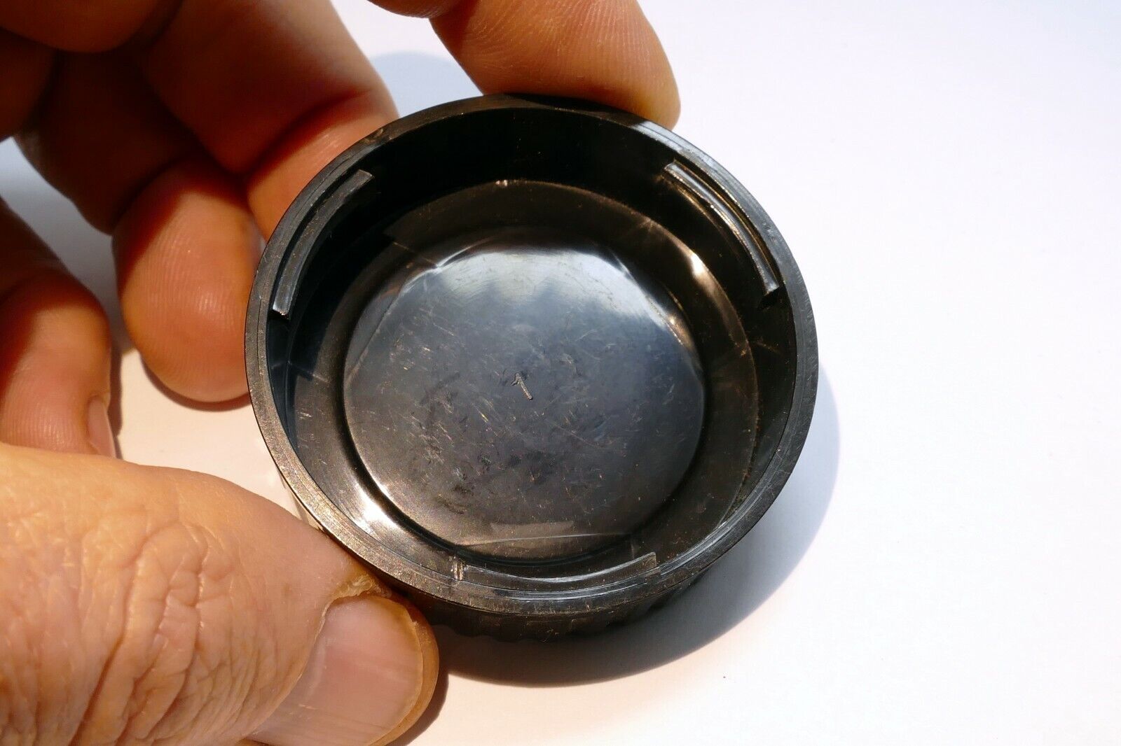 Plastic OM Rear Lens Cap twist on type for Olympus 50mm