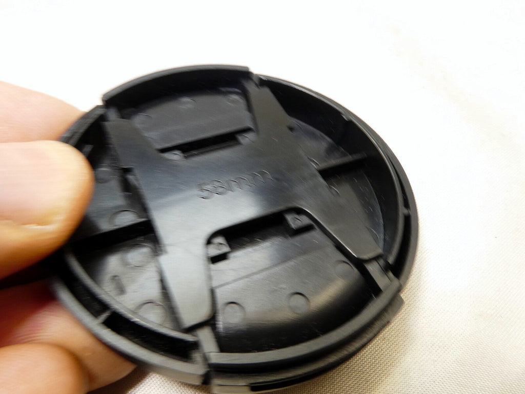 58mm Lens Front Cap Black Plastic 18-55mm IS