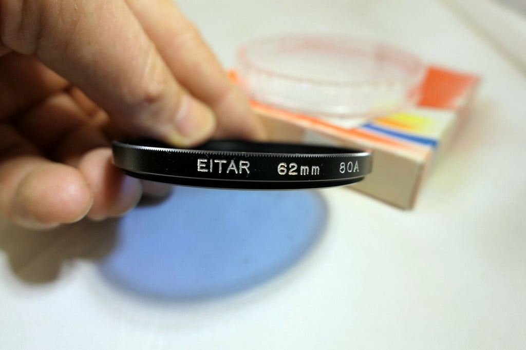 Eitar 62mm 80A Blue lens filter open box