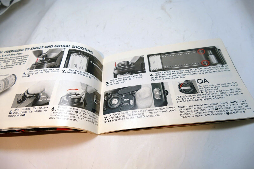 Nikon EM Camera Instructions manual guide English EN - vintage
