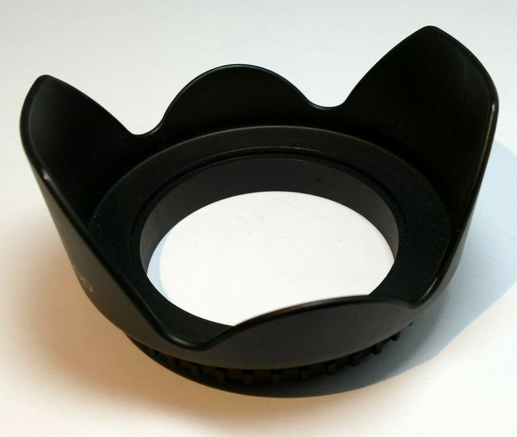 58mm Plastic Lens Hood Shade petal shaped