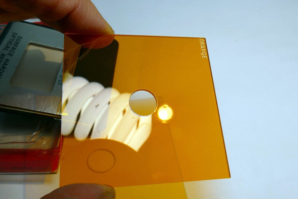 Orange SQF-360 Amber Center Spot  Filter 67X67mm square drop in for Cokin A S