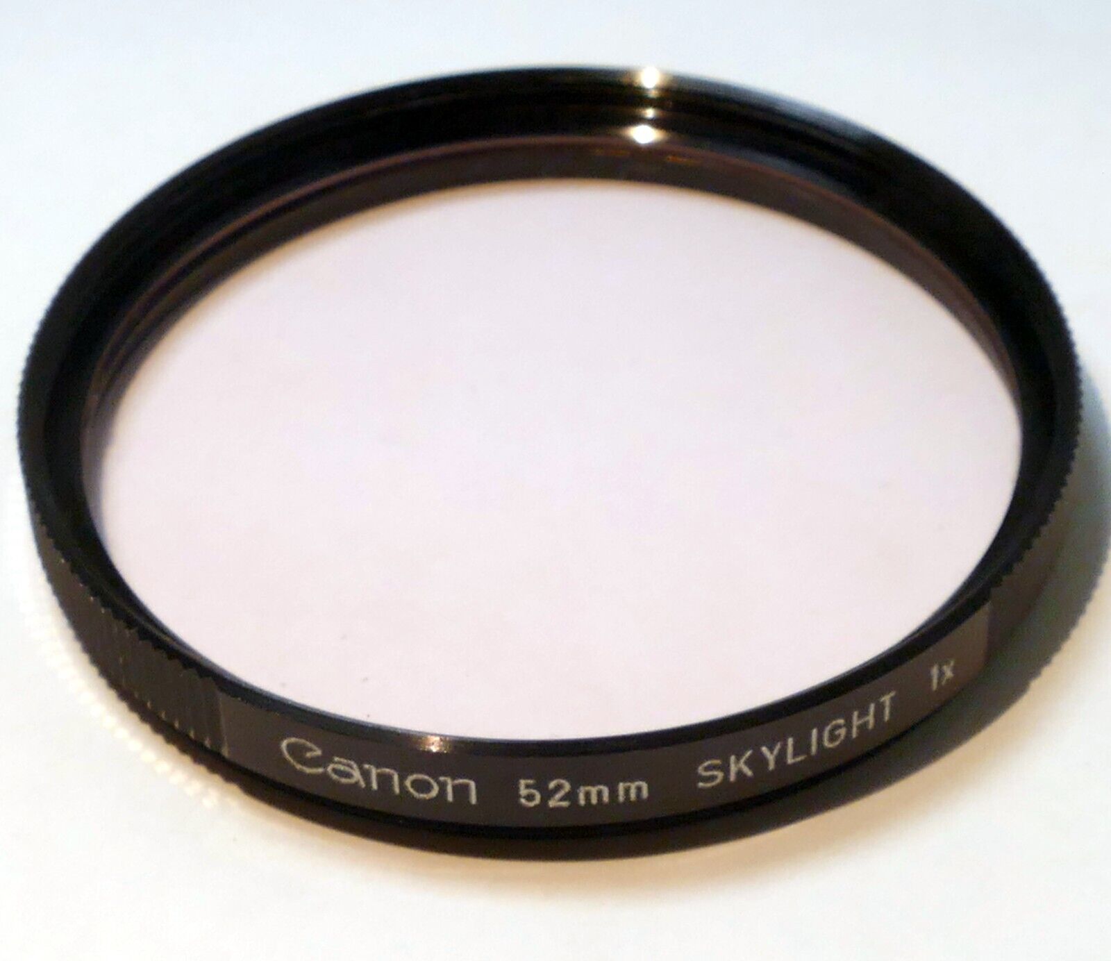 Canon 52mm Filter Skylight Sky 1x for 50mm f1.8 nFD - EOM with ribbed rim
