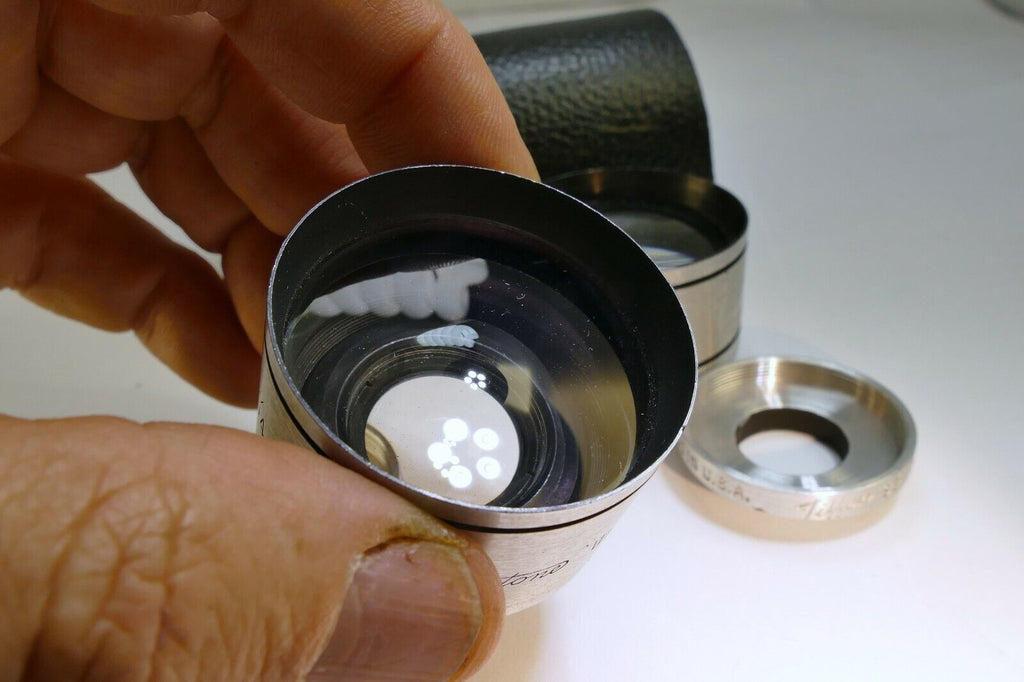 Spiratone AUX WA Lens series 5 V adapters 35mm wide angle Telephoto 11733 23504