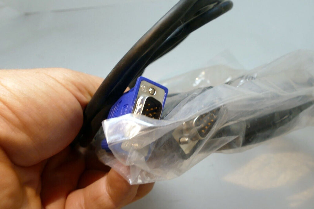 6 Feet VGA Cable SVGA Monitor Cord Super VGA Male to Male Computer Video 2X Pack