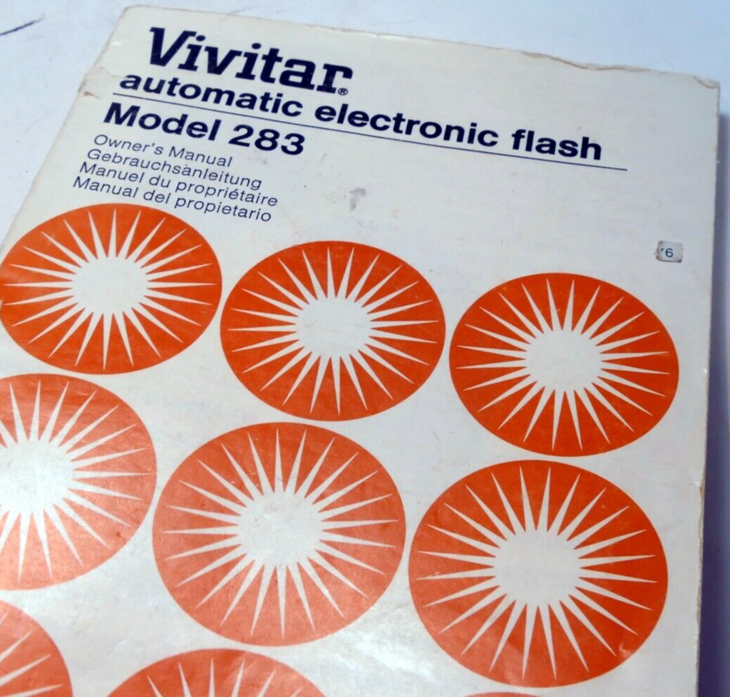 Vivitar Flash 283 Owner's manual  Instruction Guide E English Gr Sp Fr