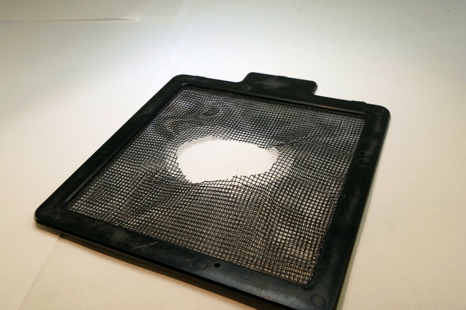 Lindahl Plastic Vignetter Mask Frame 4.5" bellows 2" small Horizontal Oval 