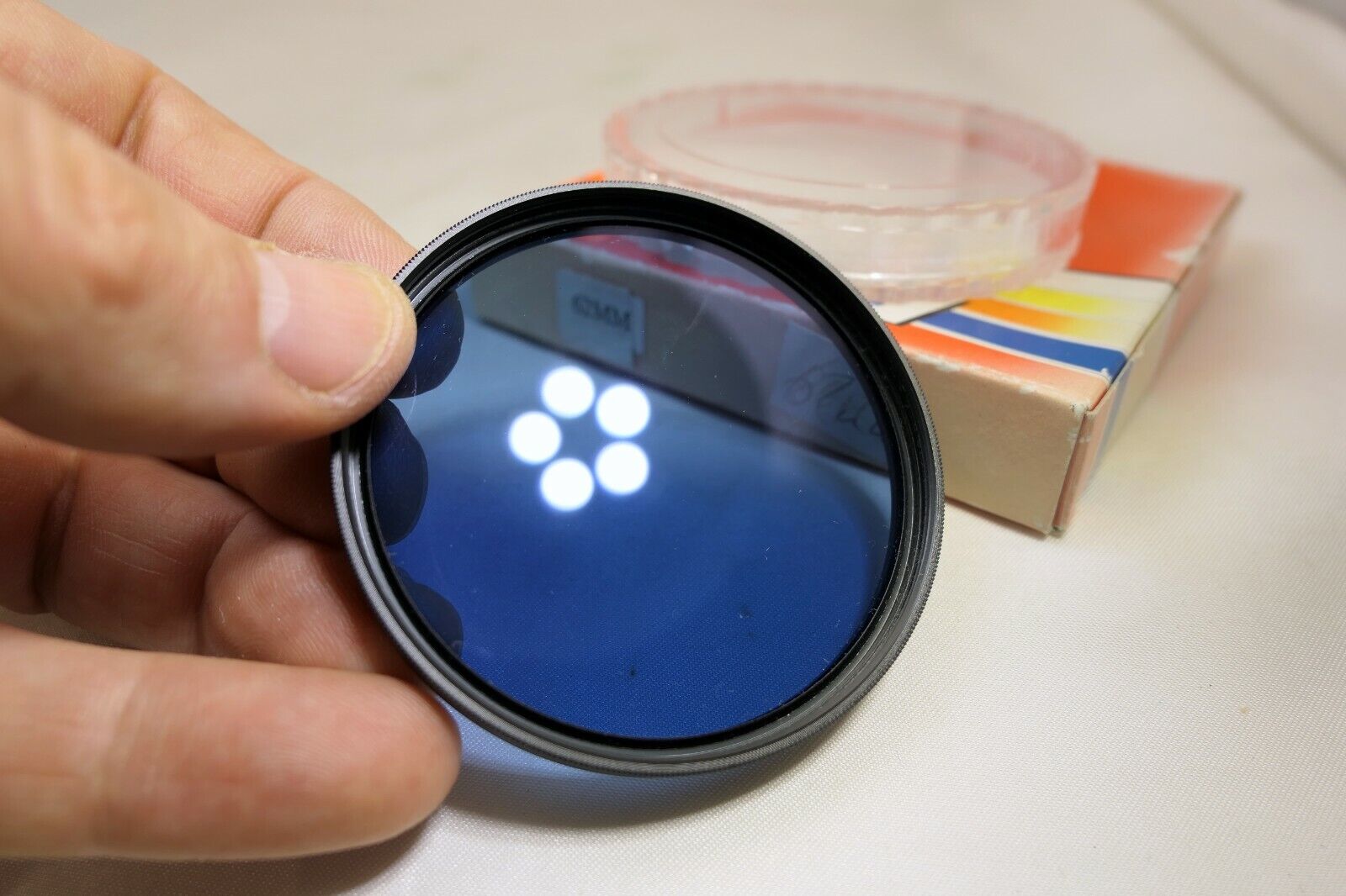 Eitar 62mm 80A Blue lens filter open box