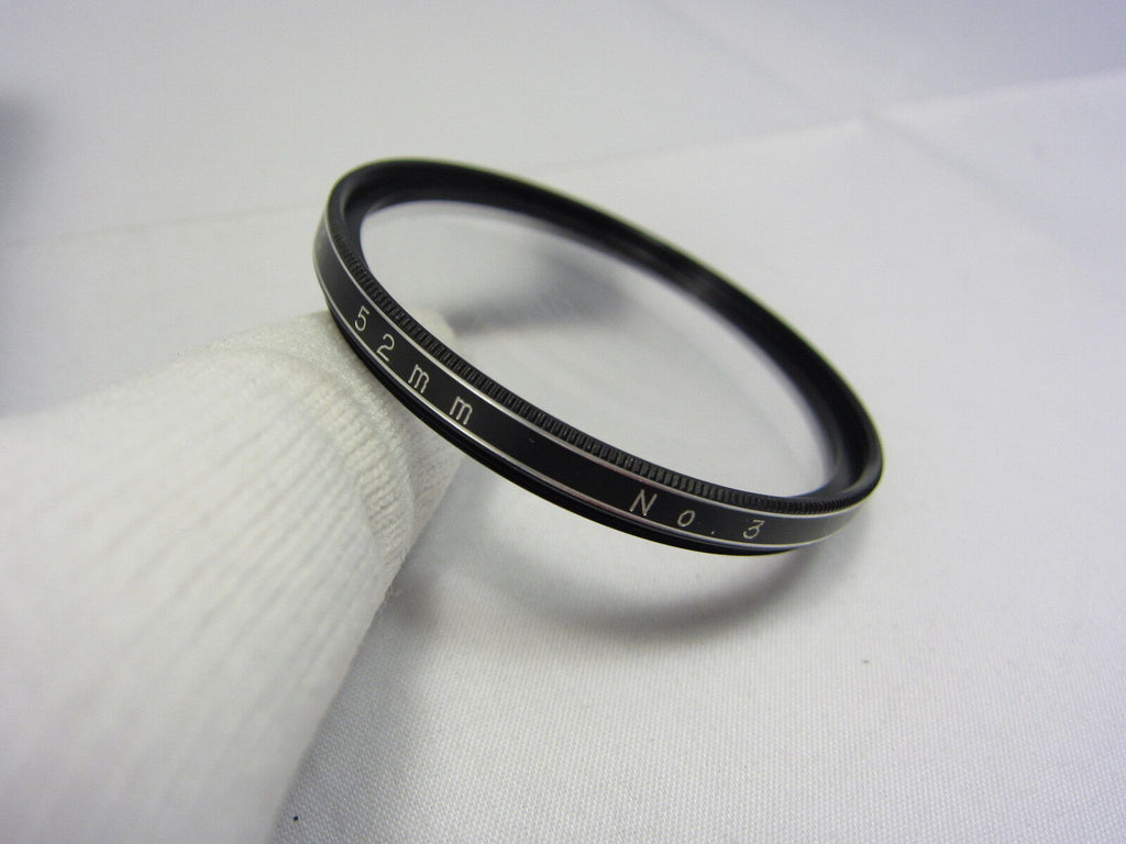 Genuine VIVITAR 52mm No.3 CLOSE-UP Macro +3 Coated Lens Filter Made in Japan