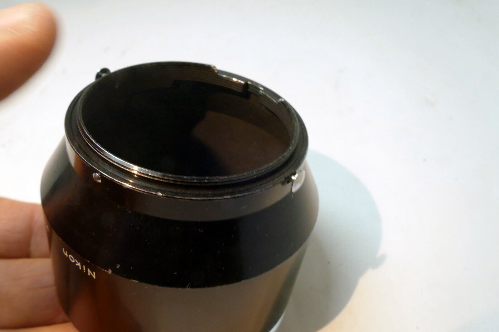 Nikon HS-4 Lens Hood Metal for 105mm f4  Micro Nikkor Ai Ai-s snap on