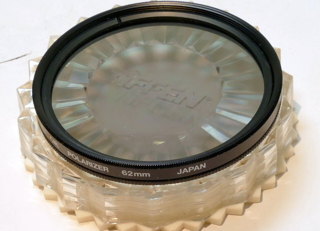 Tiffen 62mm Lens Filter Cir. Polarizer Circular Polar C-PL w/ case