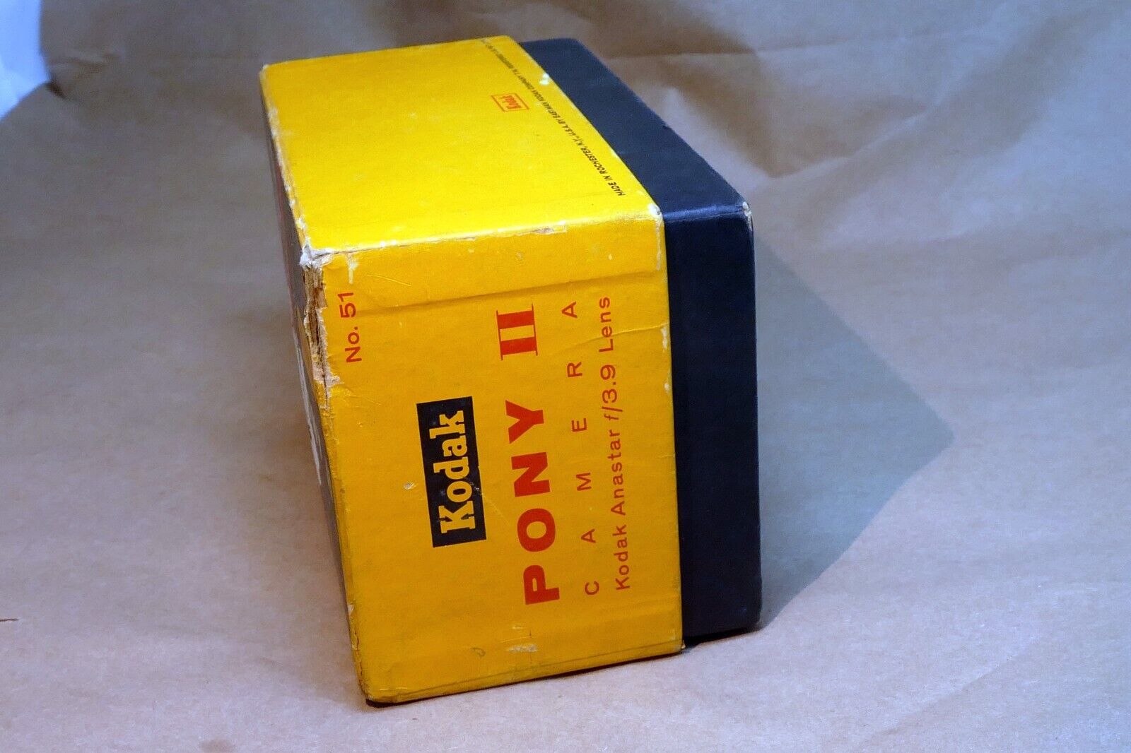 Kodak PONY II No. 51 Empty Box (only ) for camera vintage