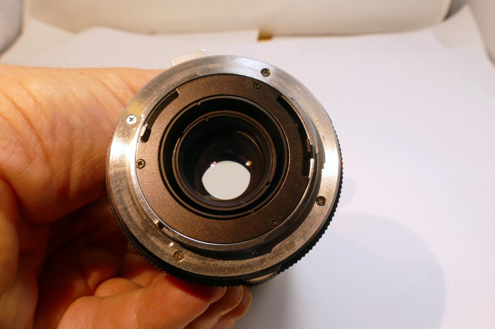 Rokinon 80-200mm f4.5 lens for Olympus OM with Haze (AS IS Parts or Repair)