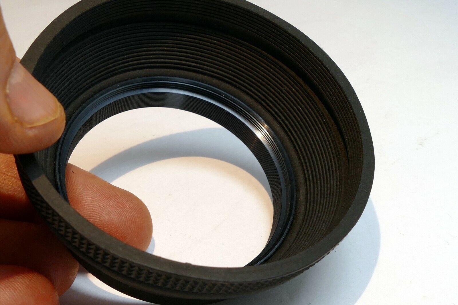 55mm Rubber Hood shade telephoto  collapsible double threaded