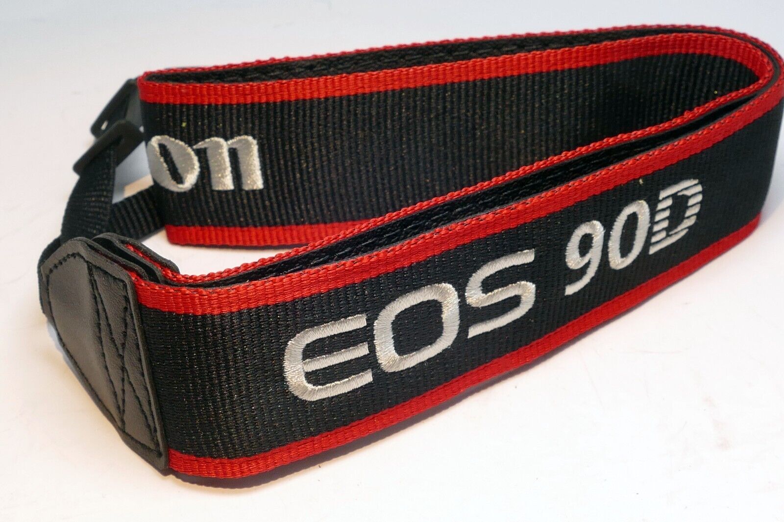 Canon EOS 90D Digital Camera Neck Shoulder Strap Black-Red - -  Genuine OEM