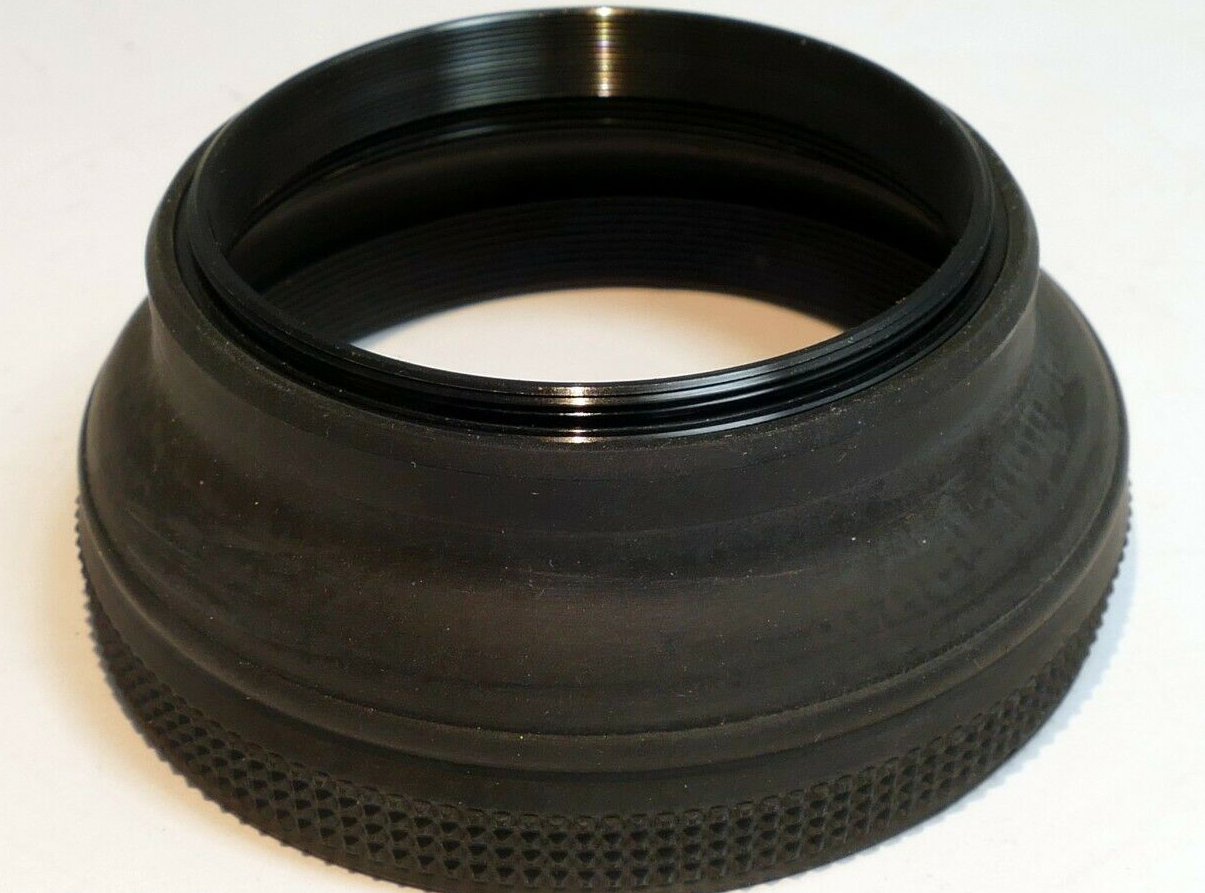 52mm Rubber Hood shade double  threaded