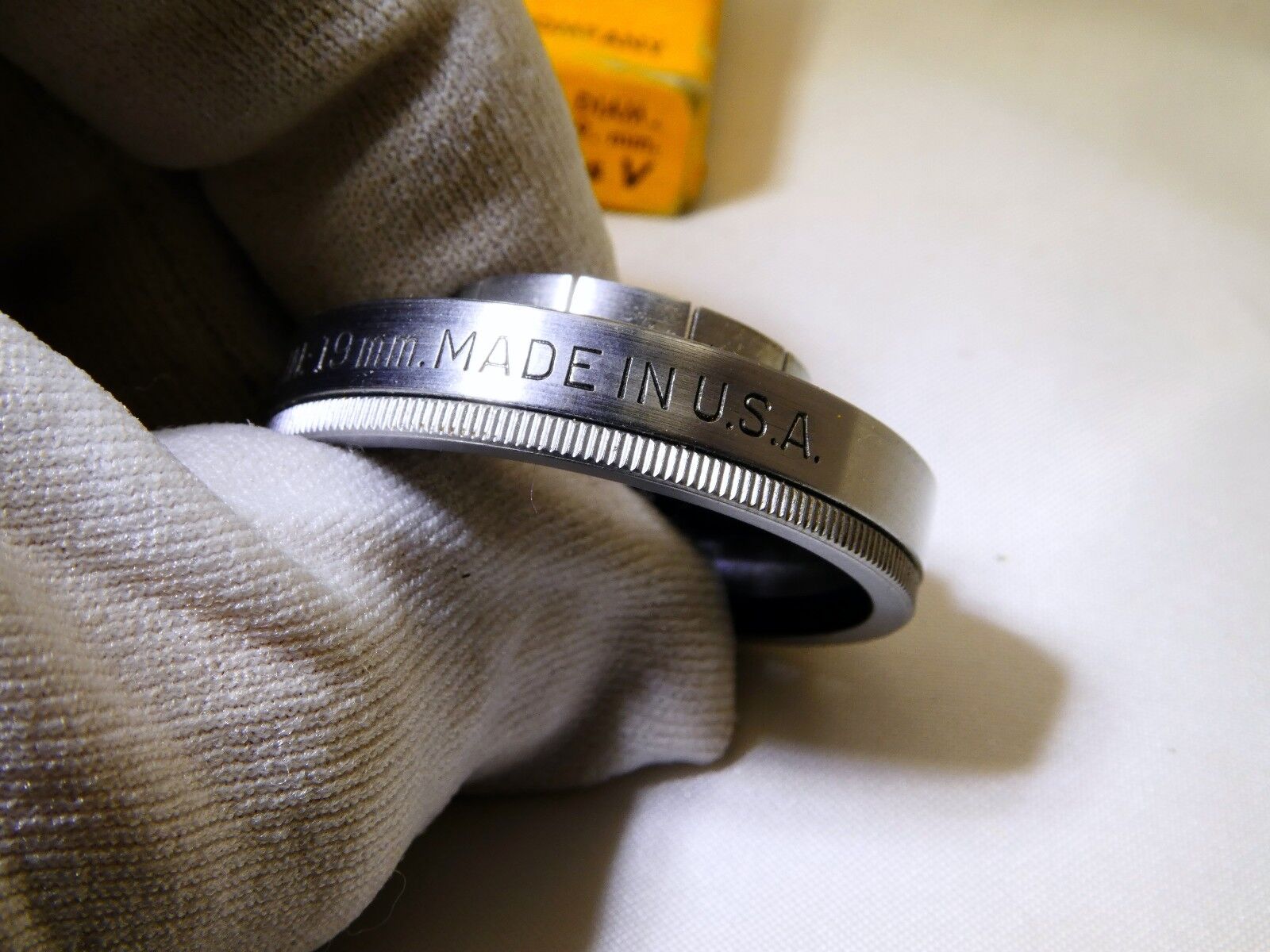 Kodak 19mm to Series V 5 Adapter Ring Holder Drop in Lens Filter