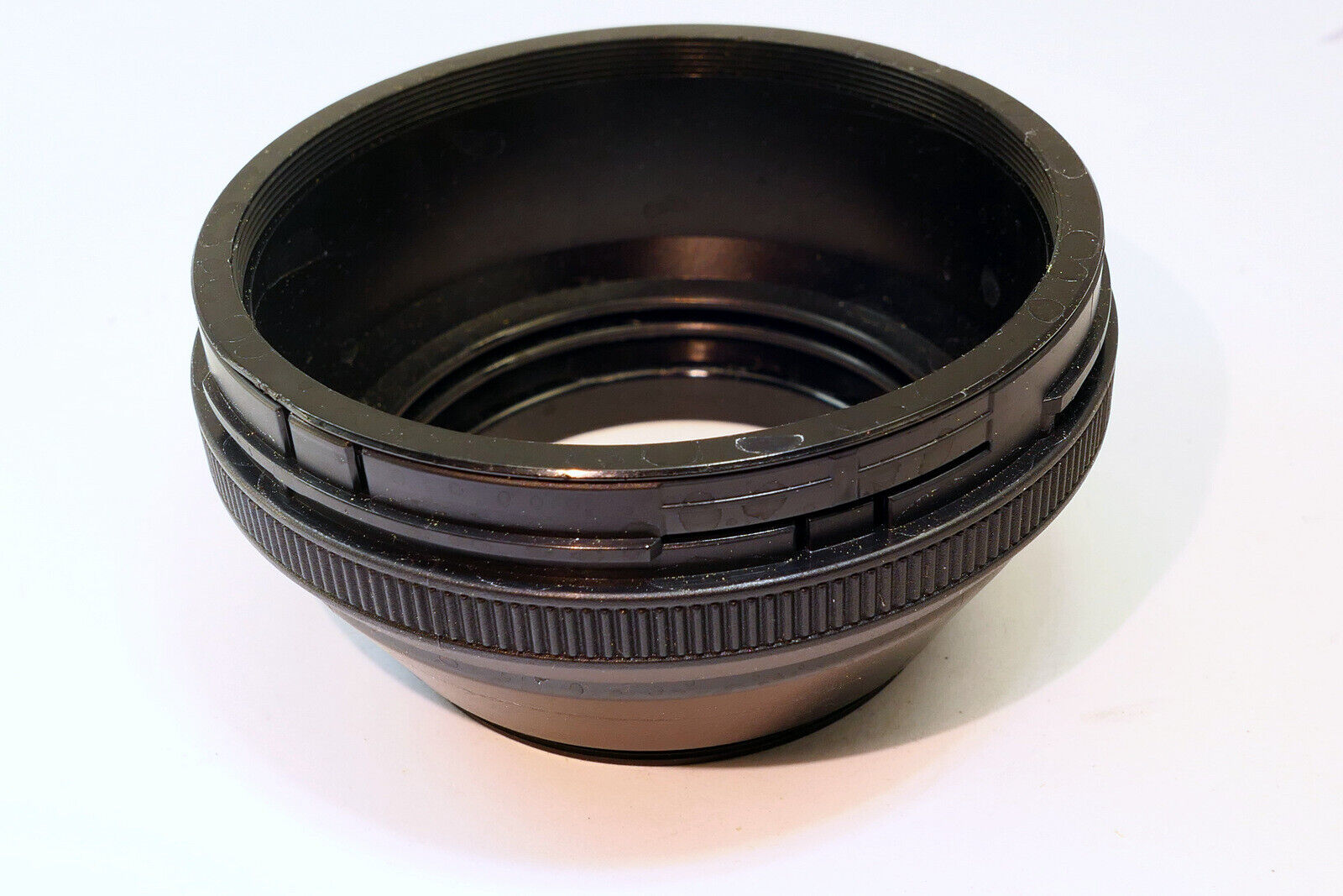 57mm Lens Hood Adapter Shade Plastic screw in type