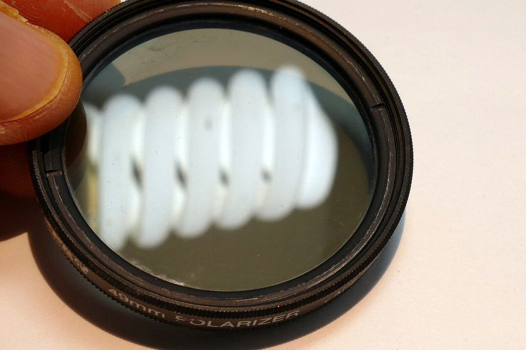 Tiffen 49mm Lens Filter  Polarizer PL Linear  made in USA