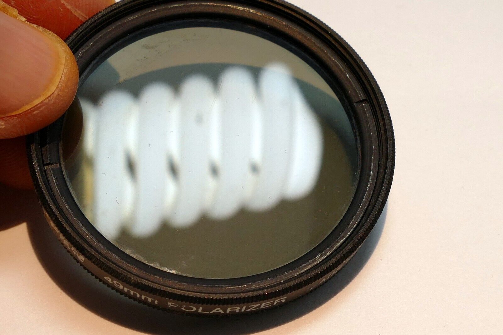 Tiffen 49mm Lens Filter  Polarizer PL Linear  made in USA
